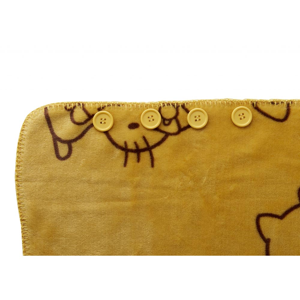 ひざ掛け(ハローキティ)/イエロー/大 ｜ 介護衣類・介護パジャマ