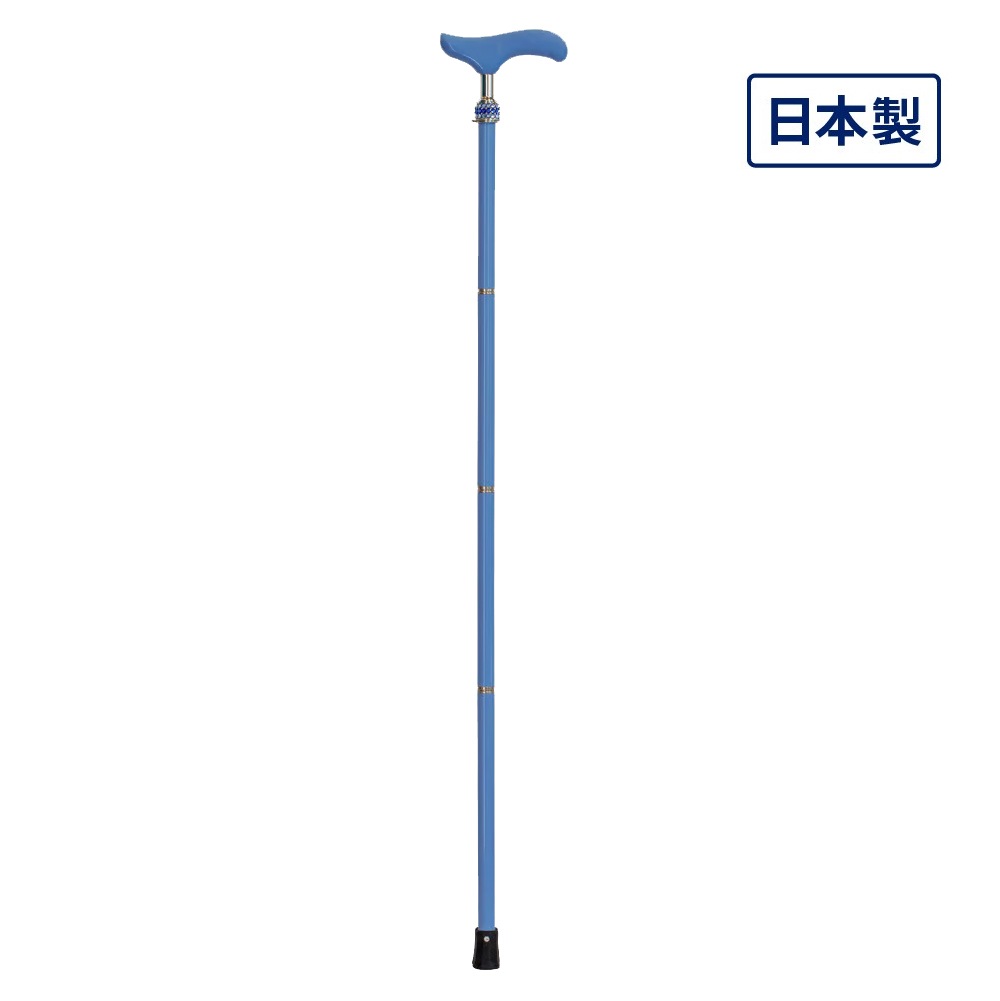 折りたたみステッキ Carry-11 ブルーグレー