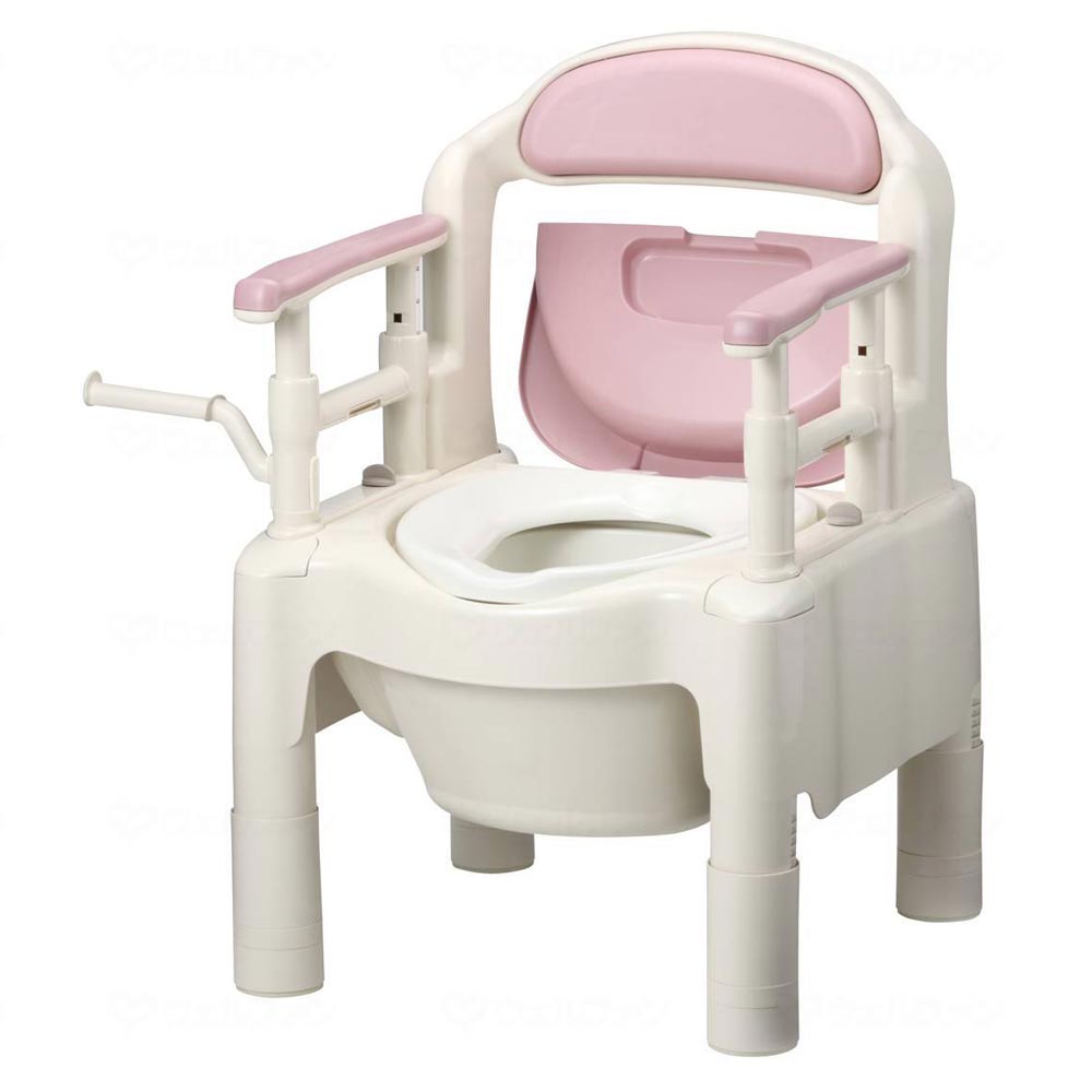 安寿　ポータブルトイレ　介護用 超売れ筋】安寿 ポータブルトイレFX-CP ちびくまくん（ノーマル