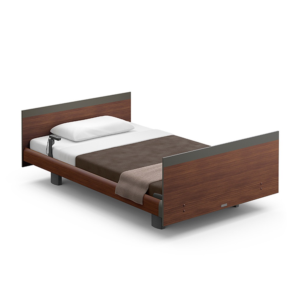 【組立設置費無料】Active Sleep BED モデルC（3M）SDアナライザ無_Aタイプスクエア ヨーロピアン ダークウォールナット