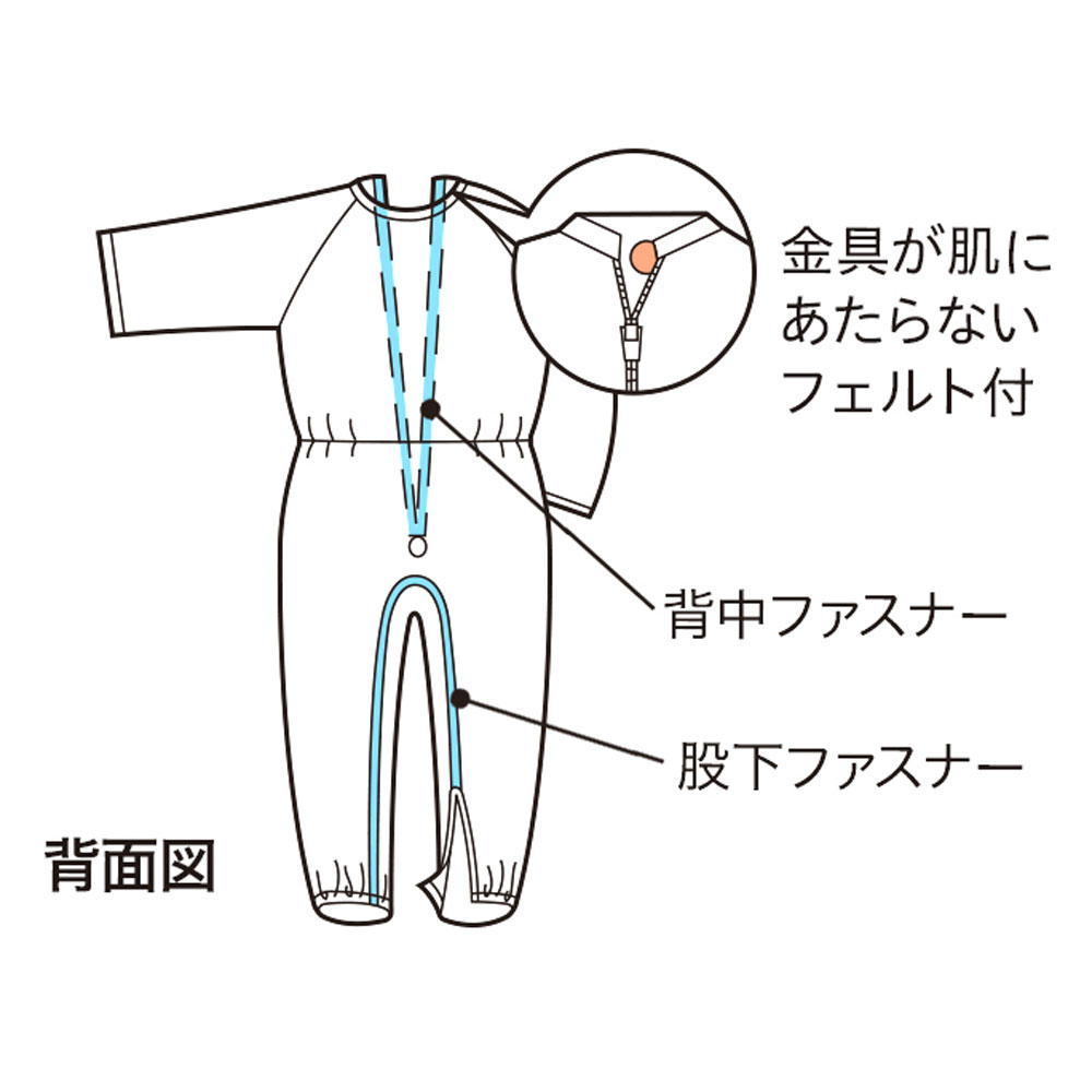 コンビネーション(後開き)