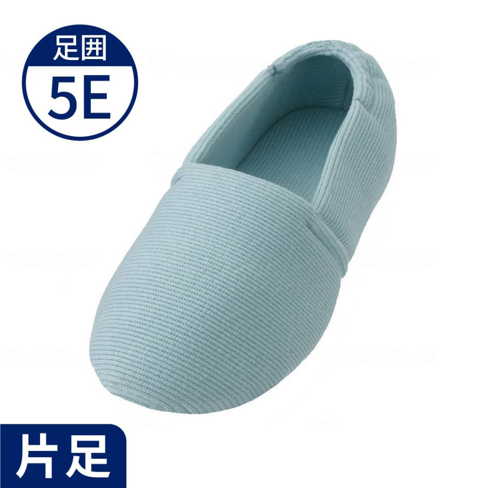 【超売れ筋・あゆみ】2704 エスパドワイド ミントグリーン 片足（5E相当）