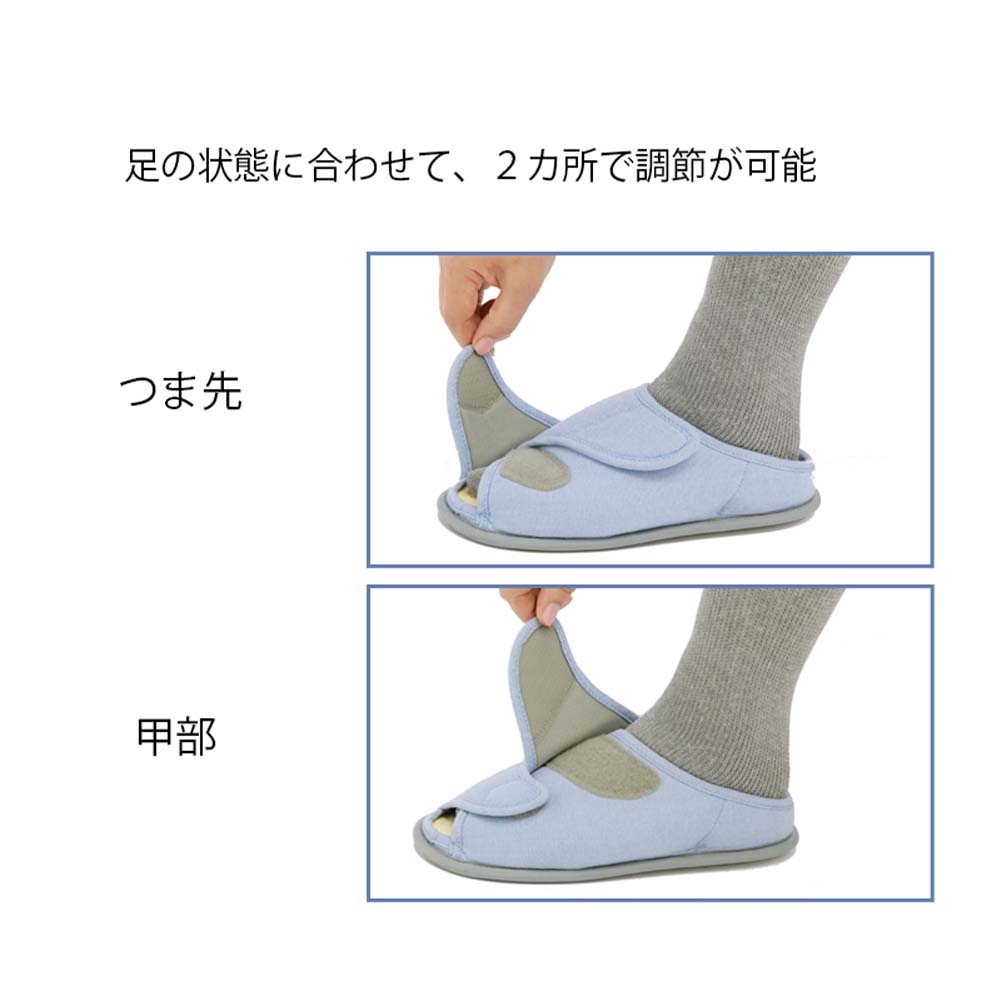 【サマーセール10%OFF】【あゆみ】2237 オープンフィット 片足（3～5E相当）