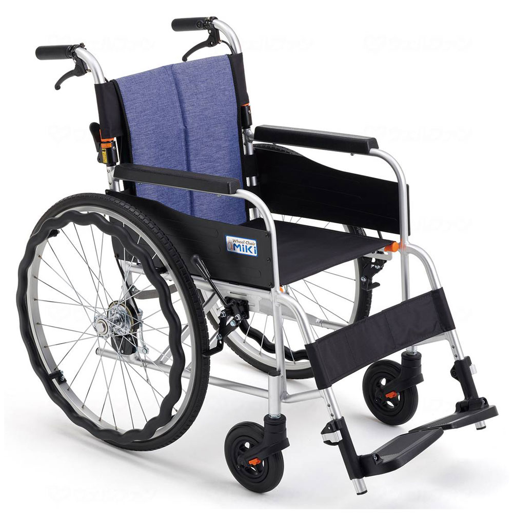 【受注生産品】自走式車椅子 JTN-1[ジターン-1]背折れ式・介助ブレーキ付　ノーパンクタイヤ仕様