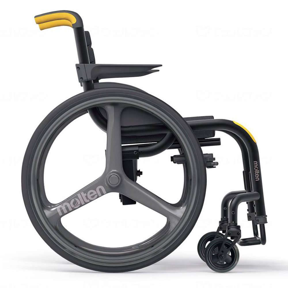 【受注生産】【モルテン】自走式車いす ウィーリィ スタンダードモデル 介助ブレーキなし