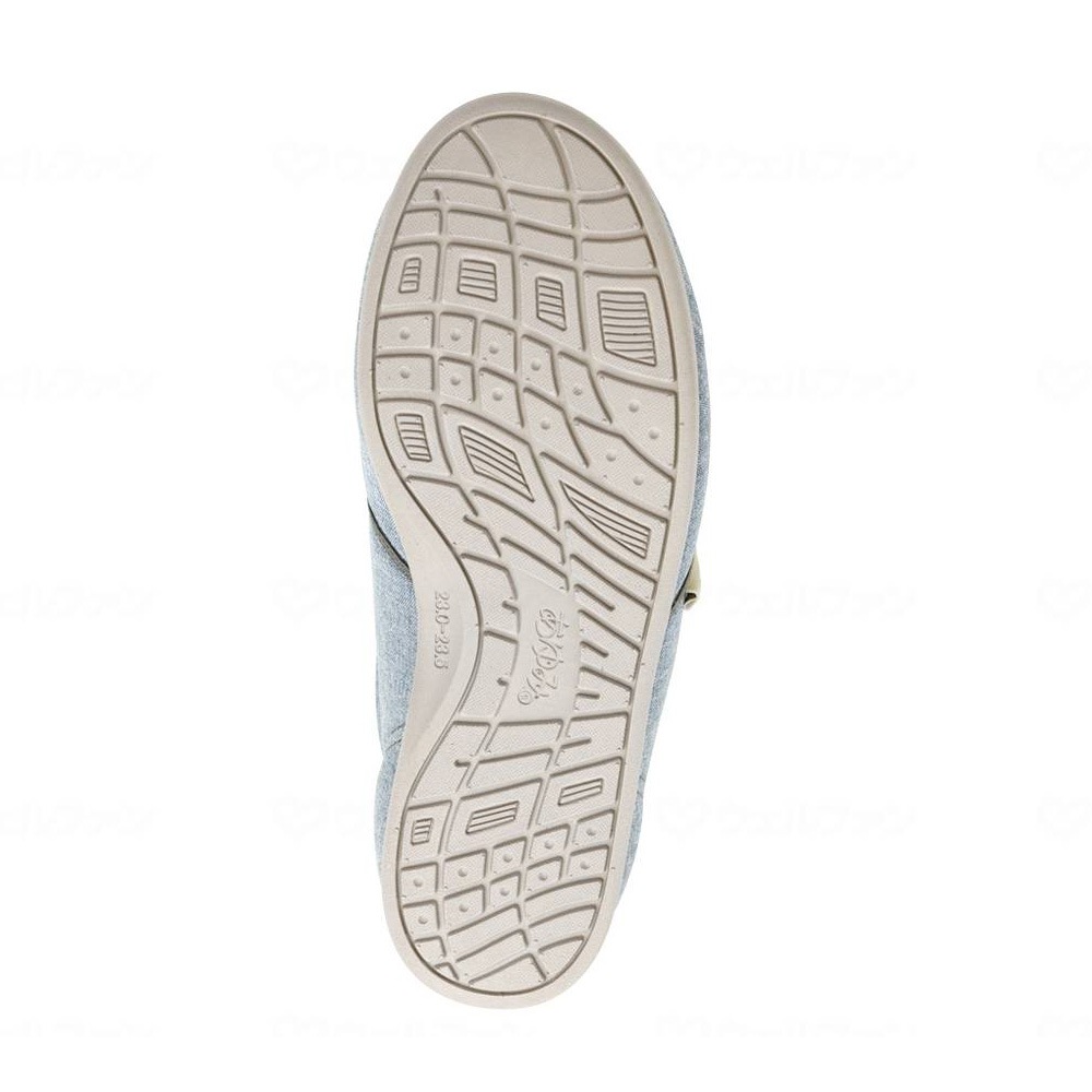 【母の日クーポン対象】【あゆみ】7053 ゆったり簡単スリップオン 5E ラズベリー（片足）