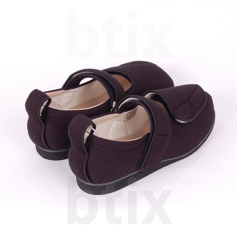 介護靴 施設・院内用 オープンマジック２ 5E(ワイドサイズ) 7009 両足 徳武産業 あゆみシリーズ ／S (21.0〜21.5cm) ブラック 超売れ筋オープンマジック２ ワイドサイズ５Ｅ（ブラウン） ｜ 介護