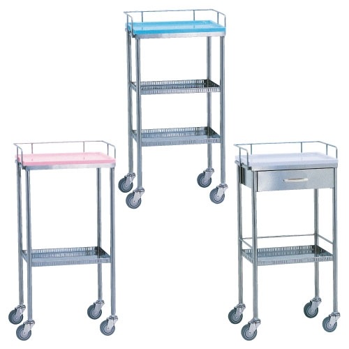 ナースワゴン 規格：3段 カラー：ホワイト｜ワゴン・カート