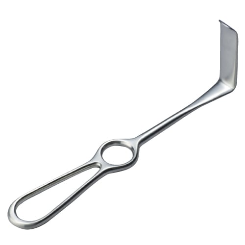 扁平鈎（ランゲンベック） 規格：3B サイズ（鈎部幅×鈎部長×全長）：18