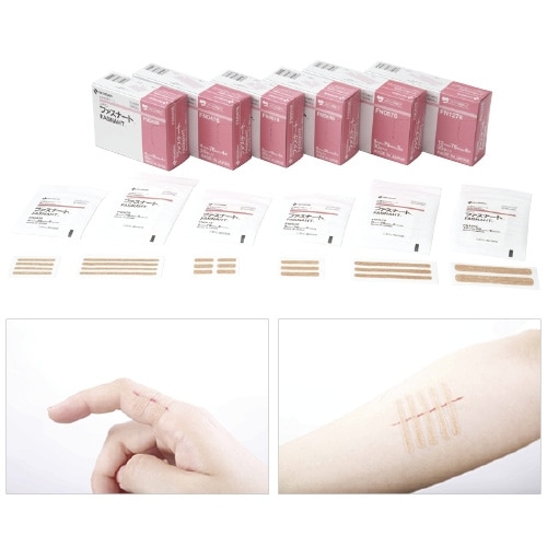 ニチバン 皮膚接合用テープ ファスナート サイズ:4×38mm 入数:200本 FN0438 ニチバン 皮膚接合用テープ ファスナート 4mm×38mm 200本入 FN0438