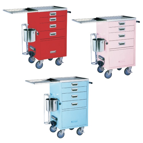 コンパクト救急カート（4段）｜ワゴン・カート,救急カート