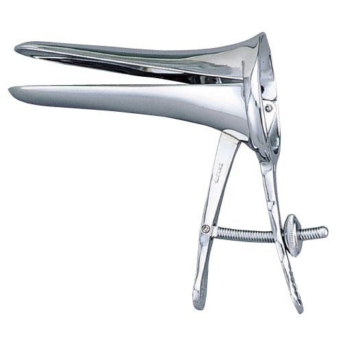 一般医療機器】膣鏡（クスコー氏）クローム S｜診察・処置,診断器具