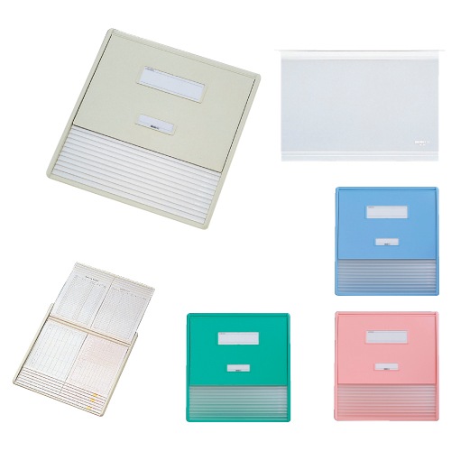 リヒトラブ カラーカードインデックスA3（A4タテ2面）11ポケット ブルー HC113C-2 1冊 リヒトラブ カラーカードインデックスA3（A4タテ2面）11ポケット