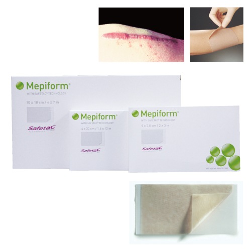 エリザ　新品メピフォームMepiform 10×18cm 5枚 一般医療機器】メピフォーム 10×18cm （5枚）｜ 消耗品