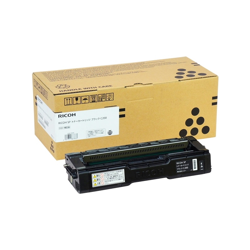 RICOH SP トナーカートリッジ C200（ブラック）リコー 純正 トナー|RICOH SP トナーカートリッジ ブラック C200|RICOH（リコー） トナー