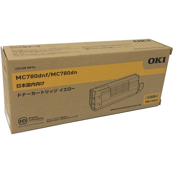 OKI 国内純正トナーカートリッジ TNR-C4RY2 イエロー (T)