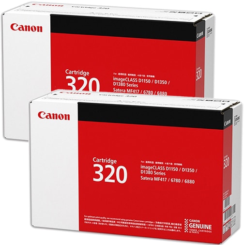 トナーカートリッジ320（2本セット）純正 Canon キヤノン トナー 