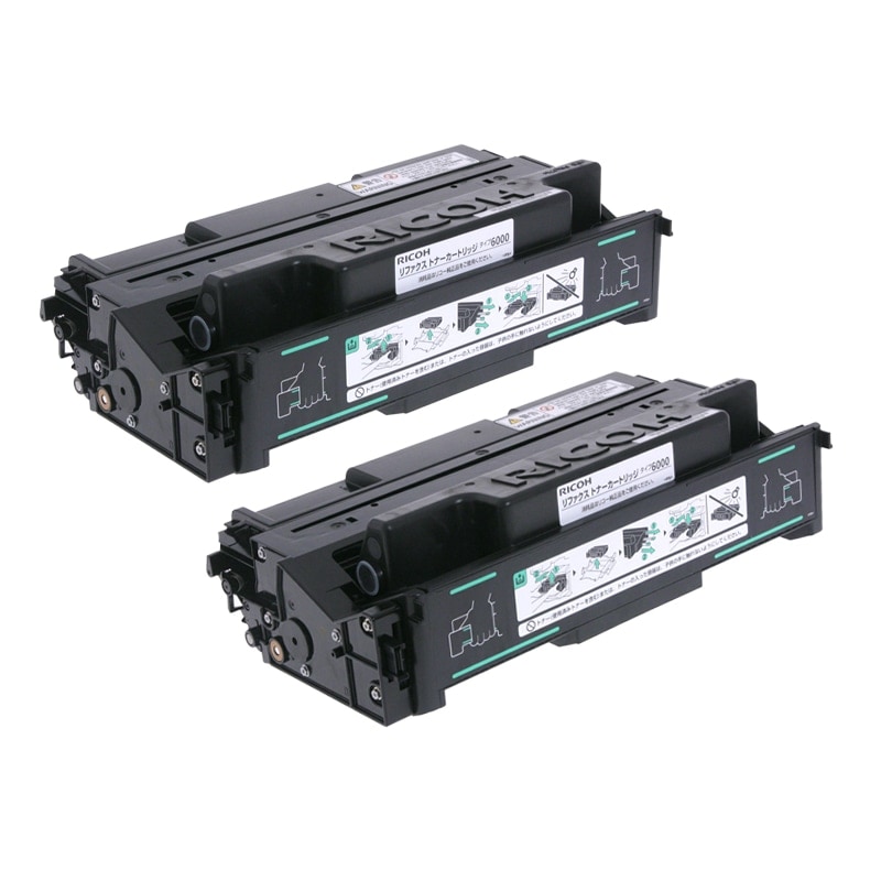 リファクス トナーカートリッジ タイプ6000（2本セット）リコー RICOH リサイクル トナー|リファクス トナーカートリッジ タイプ6000|RICOH（リコー） トナー