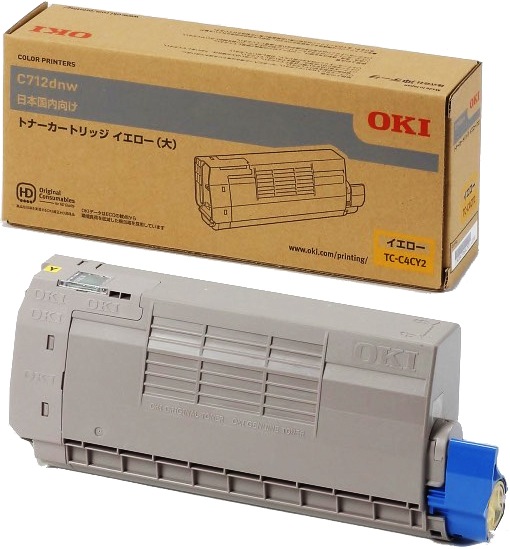 TC-C4CY2（大容量イエロー）純正 トナーカートリッジ OKI 沖データ 沖 