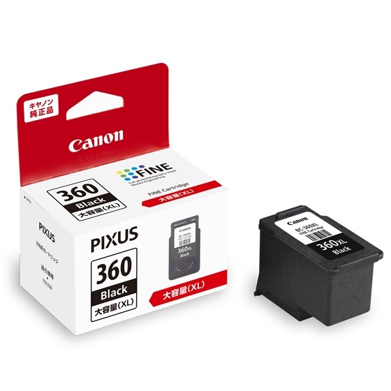 �ڸĿ��������Բġ�BC-360XL �֥�å��������̡� ���� ���󥯥����ȥ�å� Canon ����Υ� FINE�����ȥ�å�������Բġ�