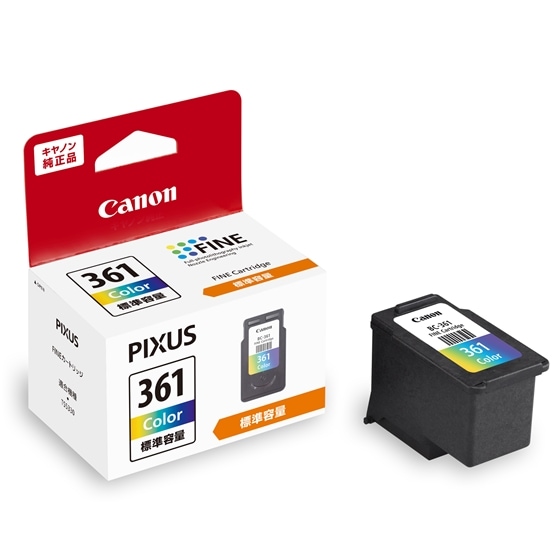 �ڸĿ��������Բġ�BC-361 3�����顼��ɸ�����̡� ���� ���󥯥����ȥ�å� Canon ����Υ� FINE�����ȥ�å�������Բġ�