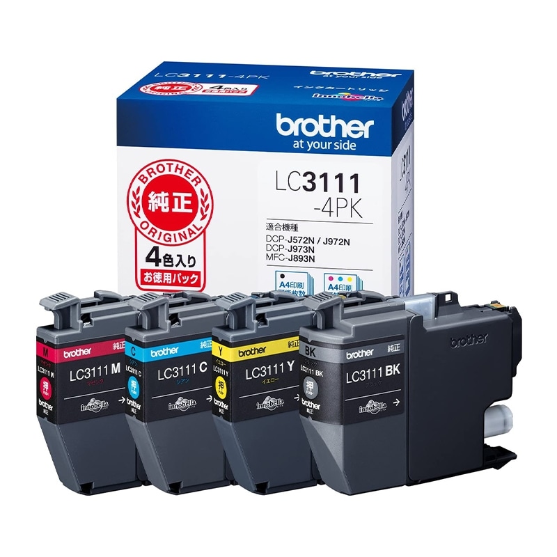 ڸĿԲġLC3111-4PK4ܥѥå˽ 󥯥ȥå brother ֥饶Բġ