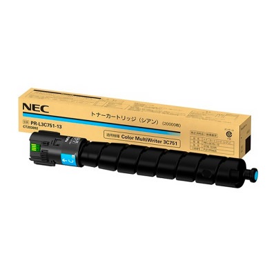 【セール中】PR-L3C751-13（シアン）純正 トナーカートリッジ NEC エヌイーシー|トナーカートリッジ PR-L3C751-13（シアン）|NEC（エヌイーシー） トナー