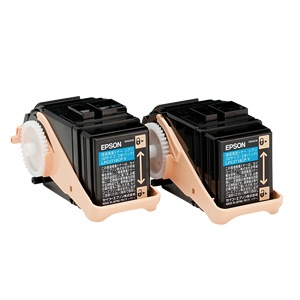 EPSON シアン トナーカートリッジ LPC3T18CPV 2本パック エプソン LPC3T18CPV シアン Mサイズ 2本パック 環境推進トナー