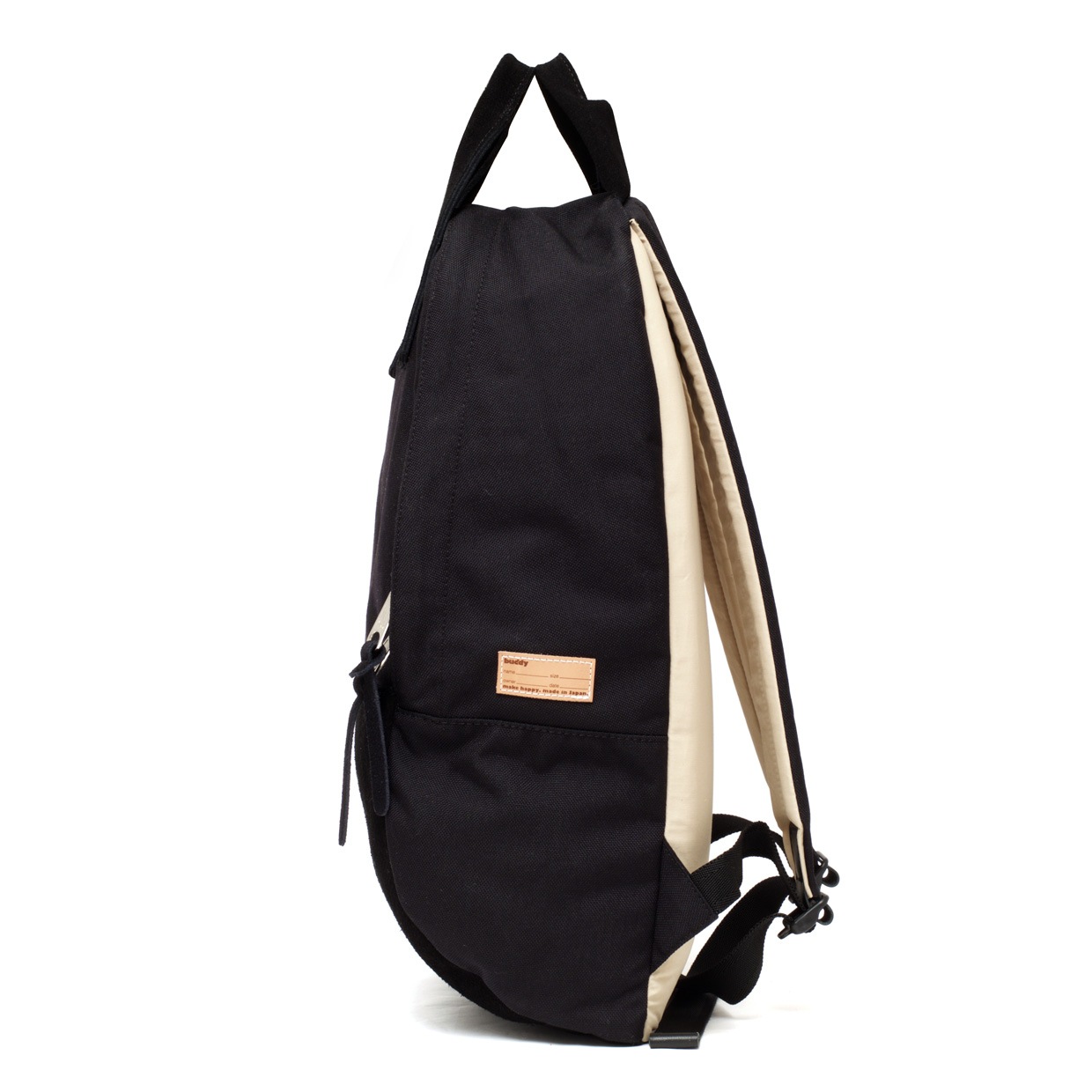 Ear Long Tote Backpack Black