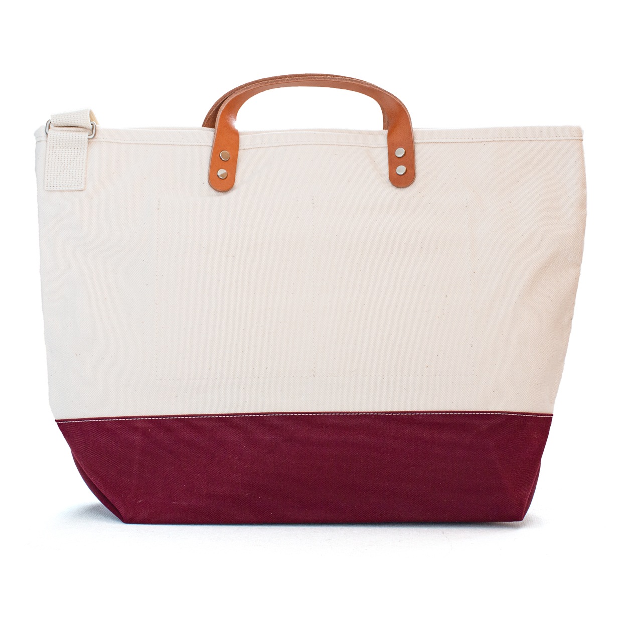 Collar Leather Tote Short 