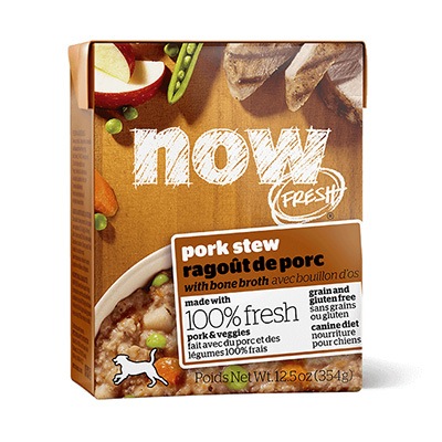 新鮮な食材 ナウフレッシュ テトラパック ポークシチュー 354g ドッグフード NOW FRESH Grain Free【ウェット/ドッグフード/】