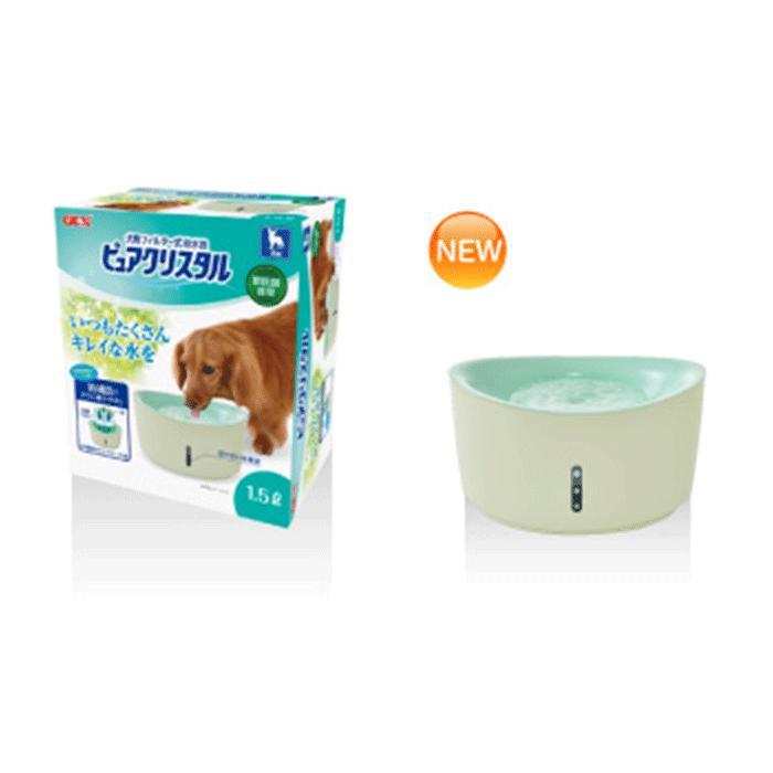 定番の給水器 自動給水器 ピュアクリスタル 犬用 1.5L【犬/新鮮/水/給水器/自動】