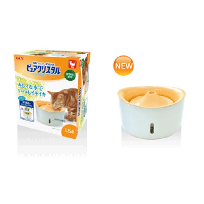 定番の給水器 自動給水器 ピュアクリスタル 猫用 1.5L【犬/新鮮/水/給水器/自動】