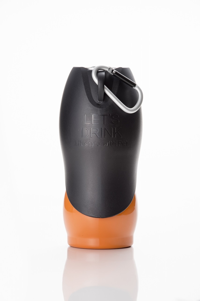ペット用水筒 ループ・ステンレスボトル Mサイズ(500ml) 全8色【犬/給水/お散歩/】