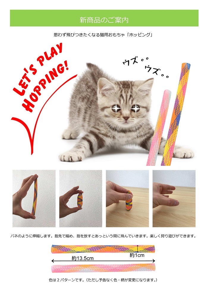 猫ちゃん定番おもちゃ ループ・ライトレーベル ホッピング 【猫/おもちゃ/】