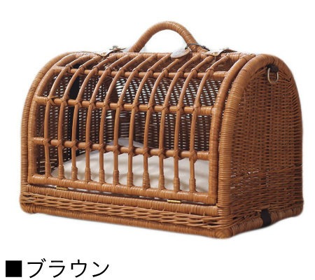 【送料無料】遊びゴゴロある ラタンキャリーマイン【全2色】シンシアジャパン Sincere Japan【猫/キャリーバッグ/猫/手作り】