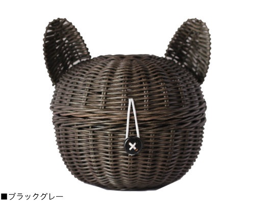 猫型トイレットペーパー入れ ラタンねこロール【全8色】シンシアジャパン Sincere Japan【猫/雑貨/トイレ/手作り/プレゼント】