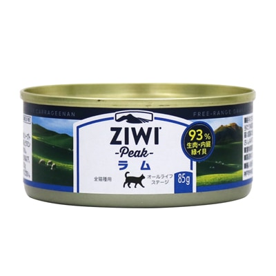 食いつき抜群 ジウィピーク キャット缶 ラム 85g ZiwiPeak【食いつき/キャットフード/自然食】