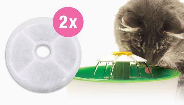【メール便可】cat it 軟水化フィルター 2個入り【猫/給水器/自動/水/かわいい/おしゃれ】