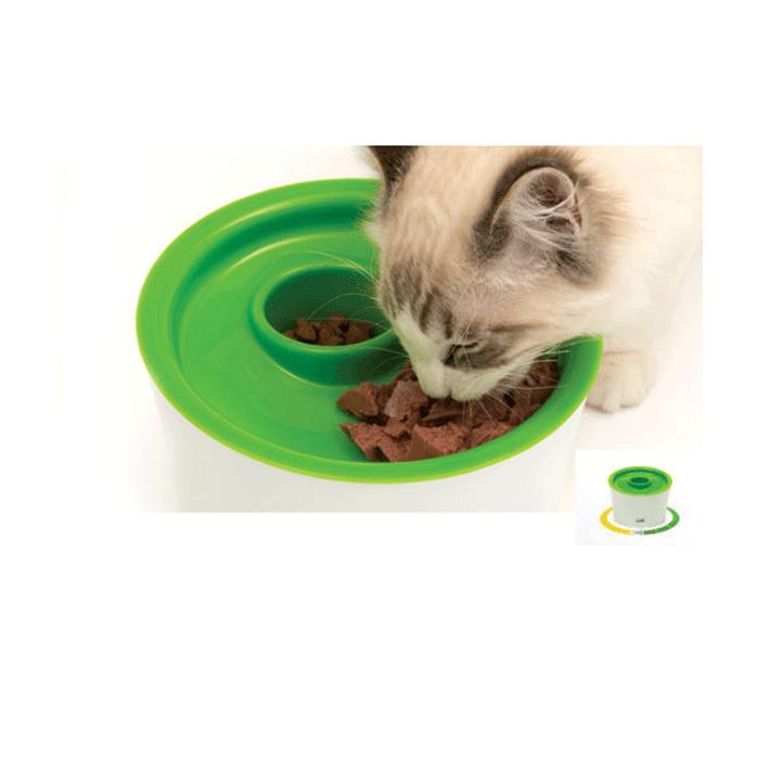 猫ちゃんがホジホジ穴付き食器 catit マルチフィーダー【猫/食器/ダイエット/かわいい/おしゃれ】