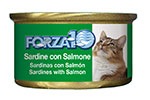 アレルギーに配慮 FORZA10 フォルツァディエチ 猫用ウェットフード イワシ&サーモン 85g【猫/成猫/フレーク/ウェットフード】