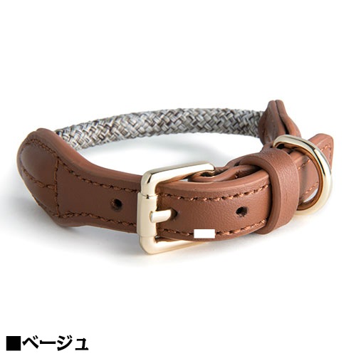 エレガントで首輪 HIGH5DOGS ロープ 首輪 Mサイズ 全3色 【犬/首輪/カラー/】