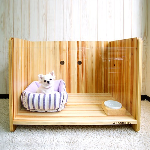 国産木のやさしい使い心地 kanbatsu SNUG Cage スナッグケージ 【犬/サークル/ゲージ/国産】
