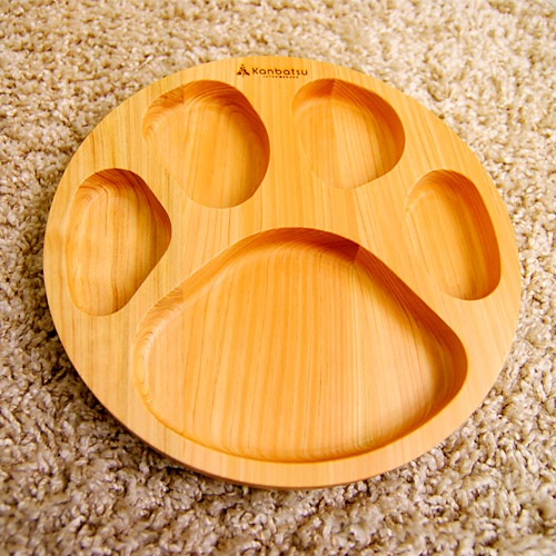 国産人にもペットにも優しい素材 kanbatsu パディッシュ パーティープレート 290タイプ PADISH Party plate【犬/お皿/猫/国産】