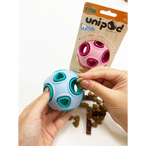 知育遊びができる プラッツ unipod コスモス Mサイズ 全2色 【犬/おもちゃ/ボール】