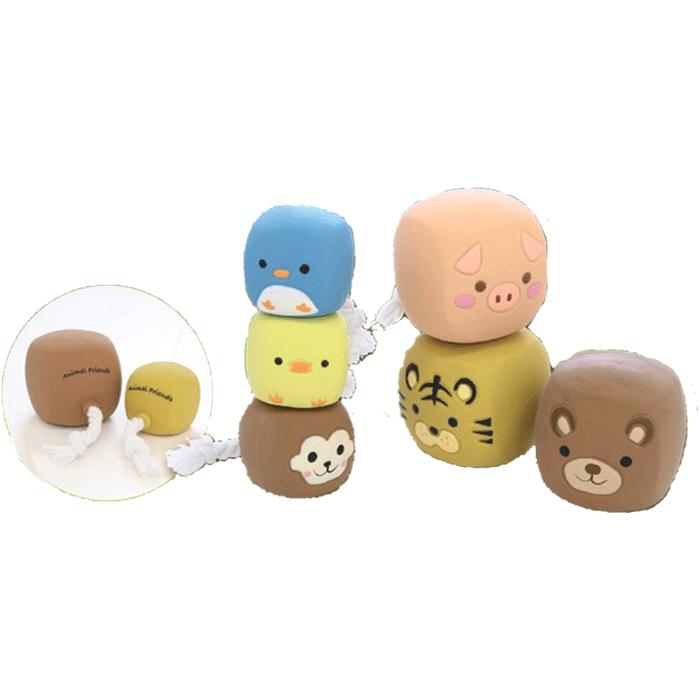 【SALE】 アドメイト アニマルキューブトイ Mサイズ<br> トラ 【犬/おもちゃ/鳴る/噛む/】<br>犬のおもちゃ 犬おもちゃ トーイ toy 犬用品 ペット用品 ペットグッズ ギフト プレゼント 贈り物