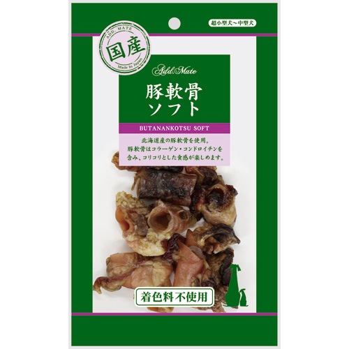 【メール便対応可】素材を活かしたトリーツ 国産 アドメイト 素材トリーツ 豚軟骨ソフト 50g【犬/おやつ/国産/】