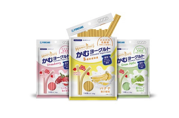 【メール便対応可】カミカミ乳酸菌 かむヨーグルト イチゴ 14本入り ハッピー・スリーフェアリー 【犬/ガム/おやつ】
