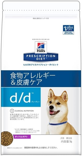療法食 ヒルズ d/d ダック&ポテト 7.5kg ドライ 犬用 プリスクリプション・ダイエット(特別療法食)サイエンスダイエット【犬/療法食/ドッグフード/】