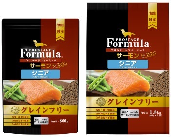グレインフリー設計 プロステージ フォーミュラー ドッグ サーモン シニア 800g 【犬/ドッグフード/国産/ダイエット】